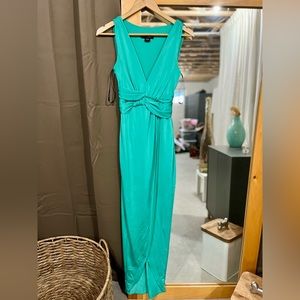 MARCIANO maxi turquoise dress xsmall
